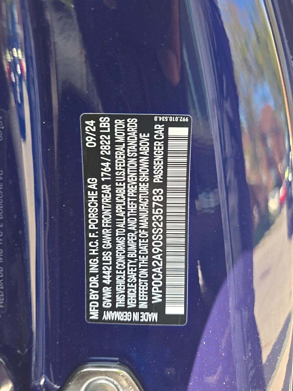 2025 Porsche 911 Carrera RWD