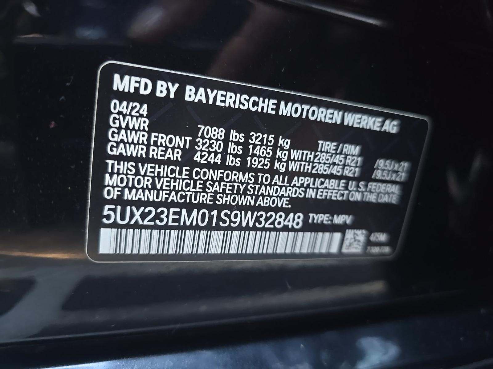 2025 BMW X7 xDrive40i AWD