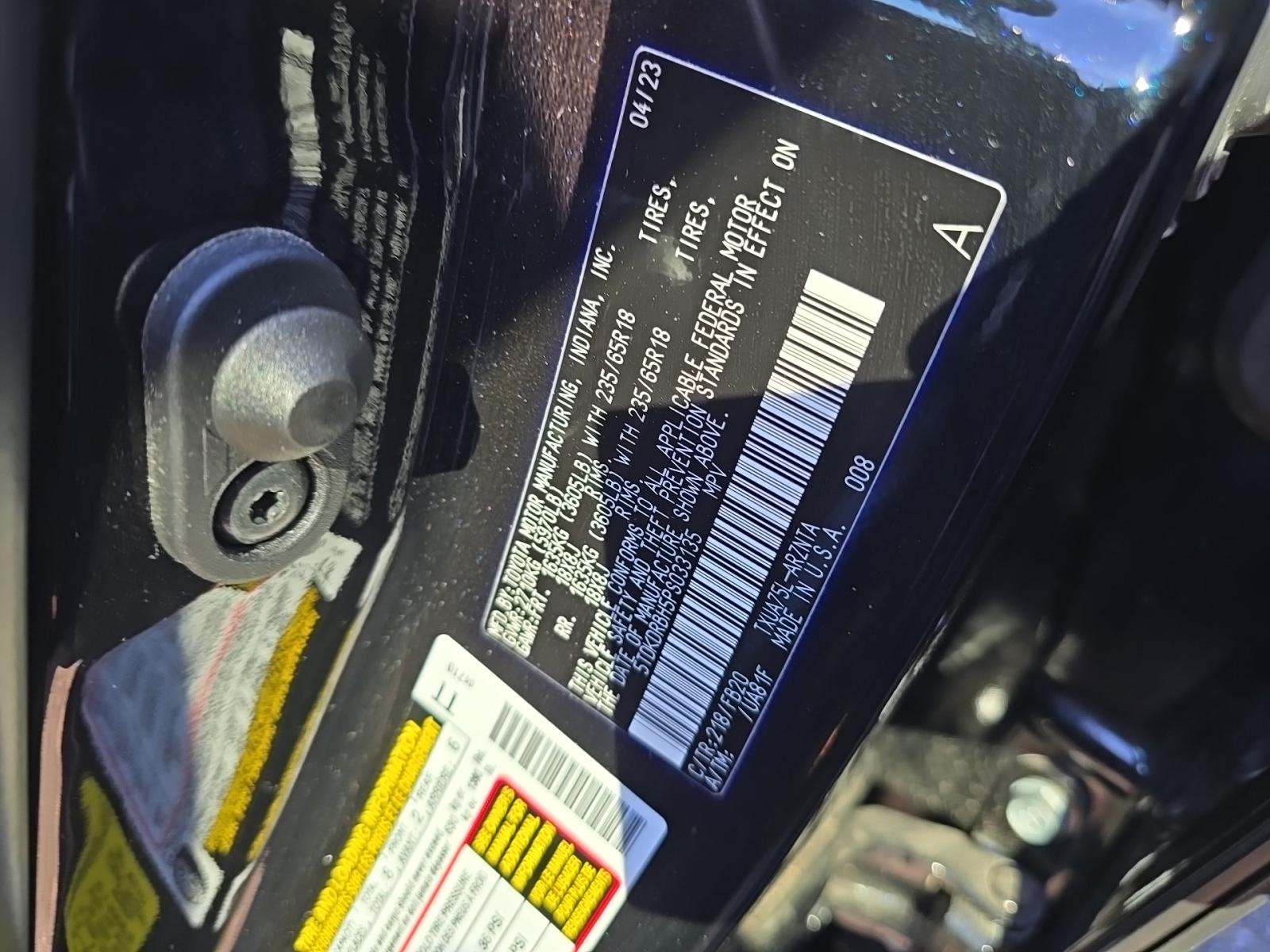 2023 Toyota Highlander LE AWD