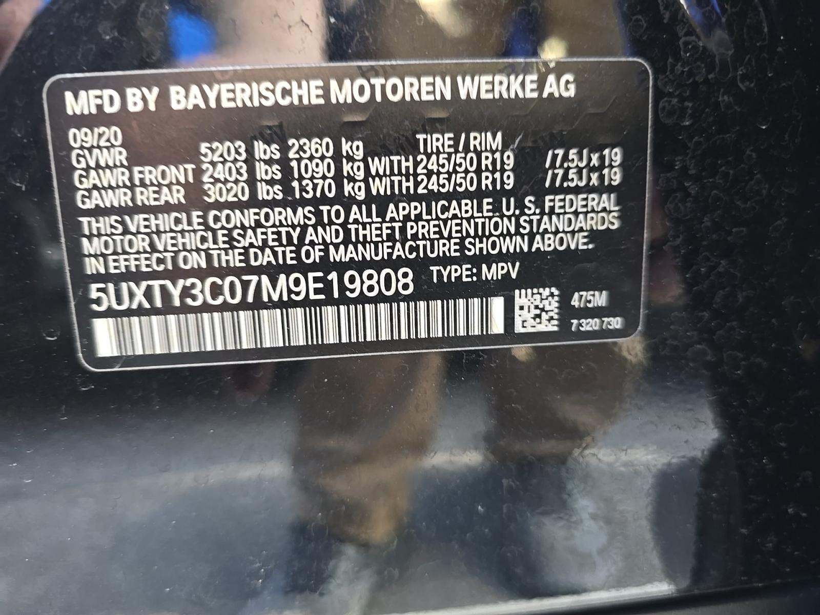 2021 BMW X3 sDrive30i RWD