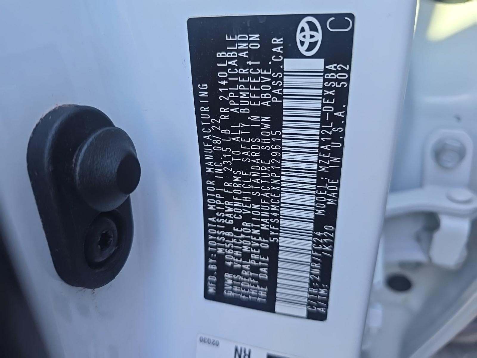 2022 Toyota Corolla SE APEX Edition FWD