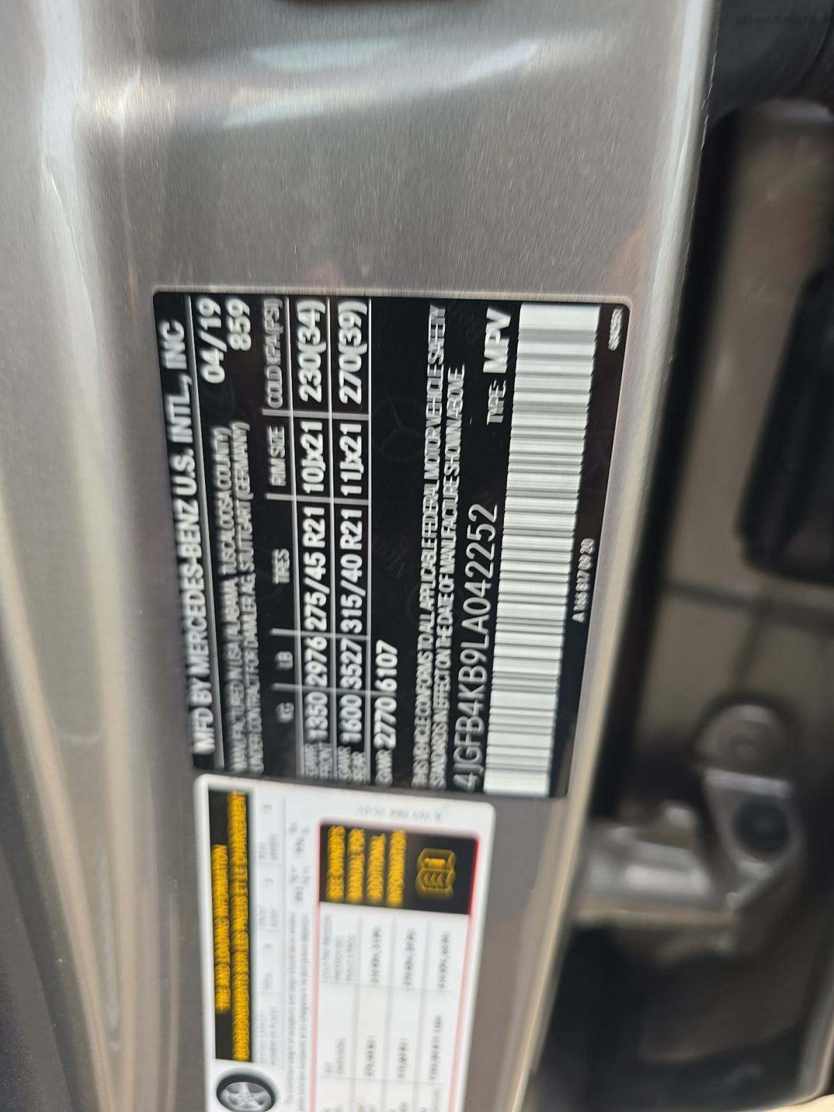 2020 Mercedes-Benz GLE GLE 350 AWD