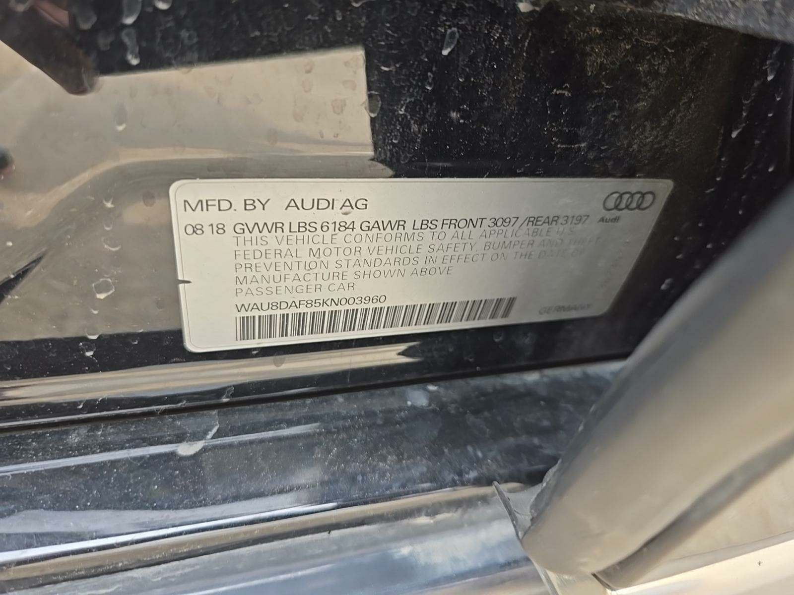 2019 Audi A8 L 3.0T AWD