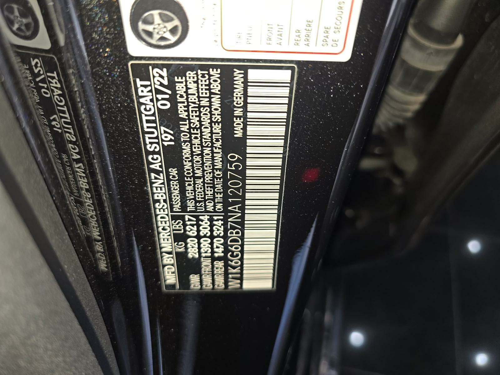 2022 Mercedes-Benz S-Class S 500 AWD