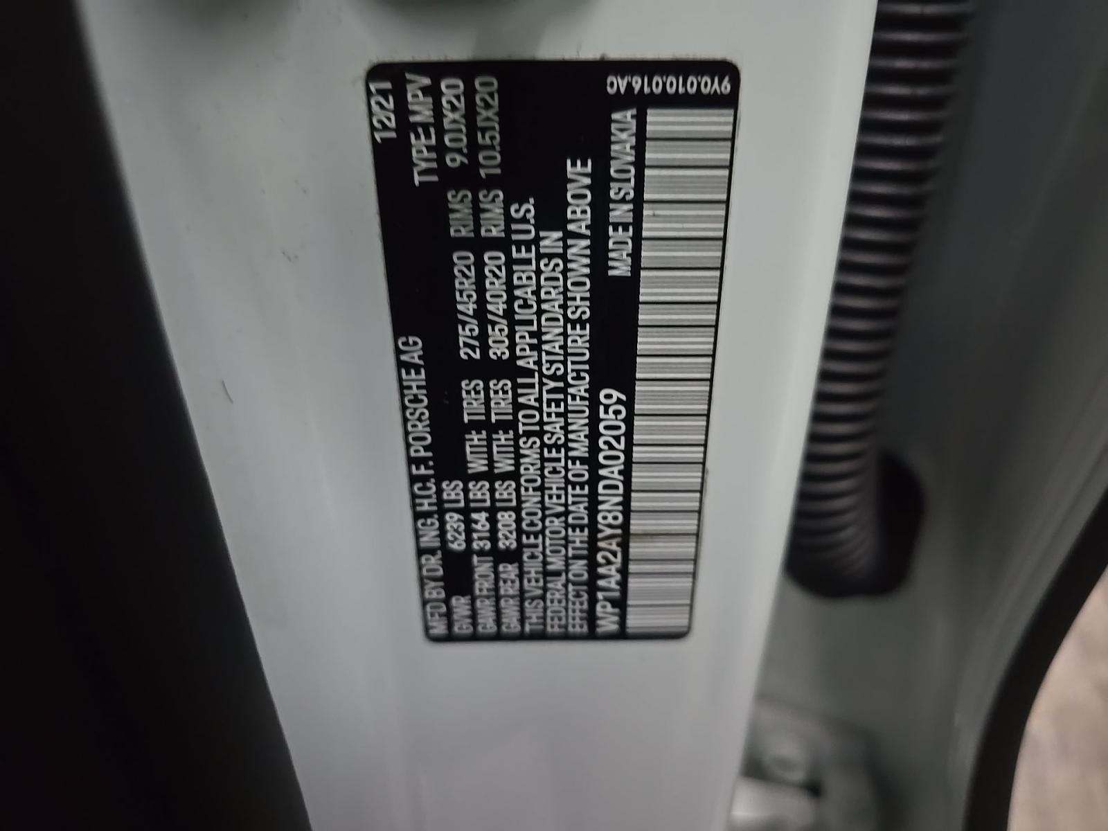 2022 Porsche Cayenne Base AWD