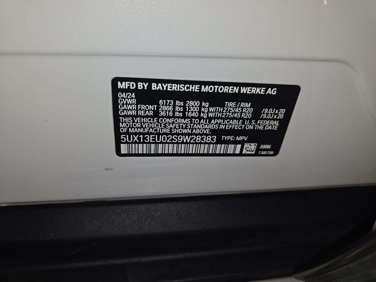 2025 BMW X5 sDrive40i RWD