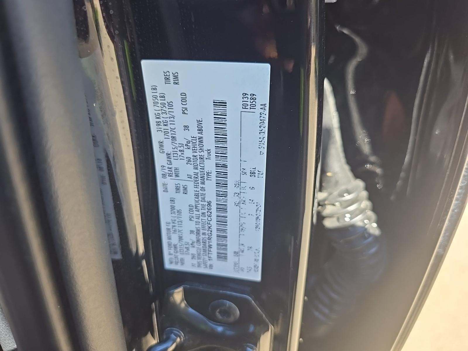 2019 Ford F-150 Raptor AWD