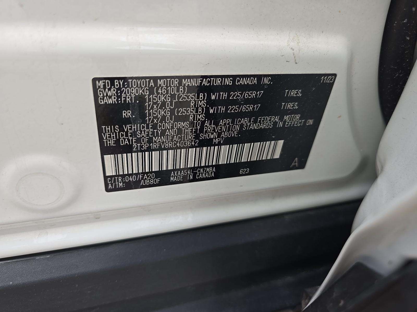 2024 Toyota RAV4 XLE AWD