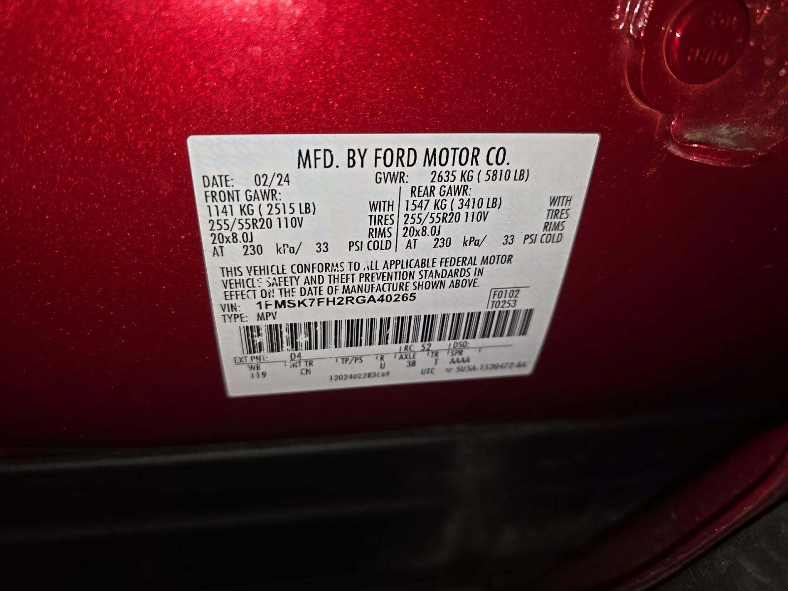 2024 Ford Explorer Limited RWD