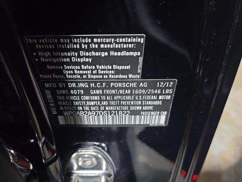 2013 Porsche 911 Carrera S RWD