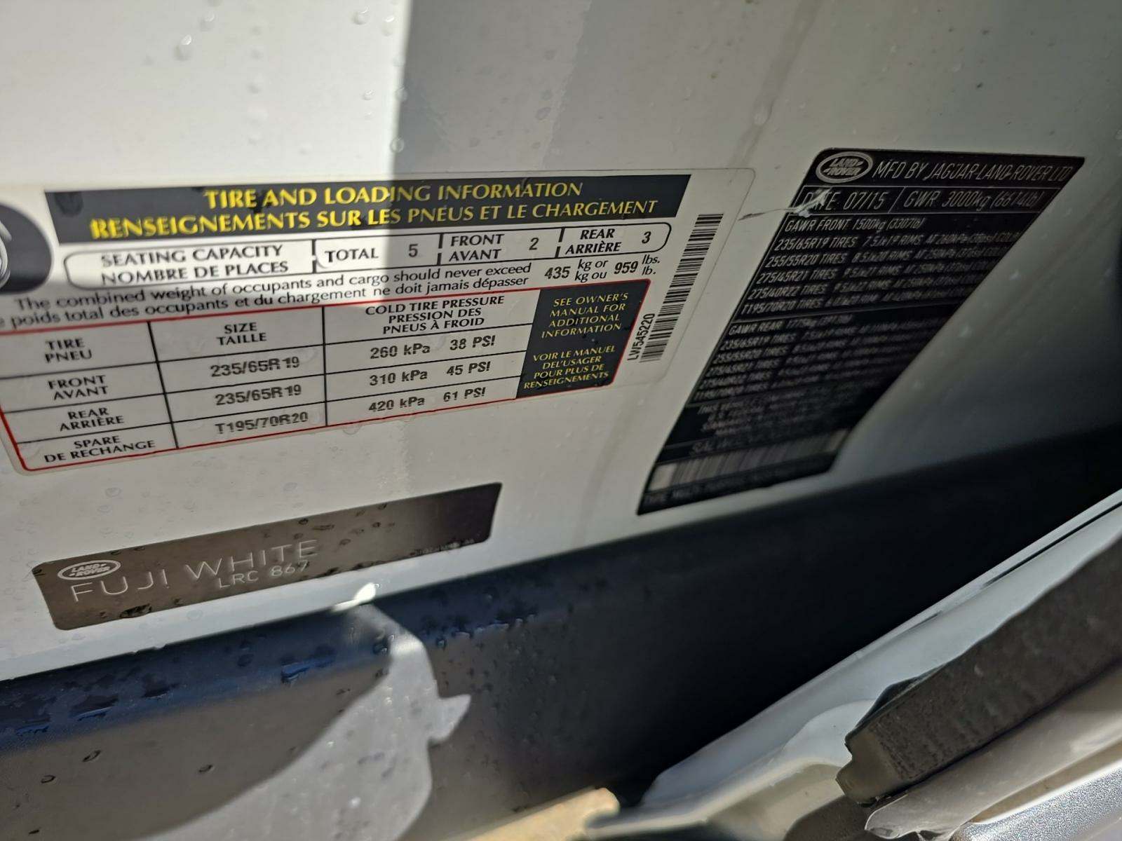 2016 Land Rover Range Rover Sport SE AWD