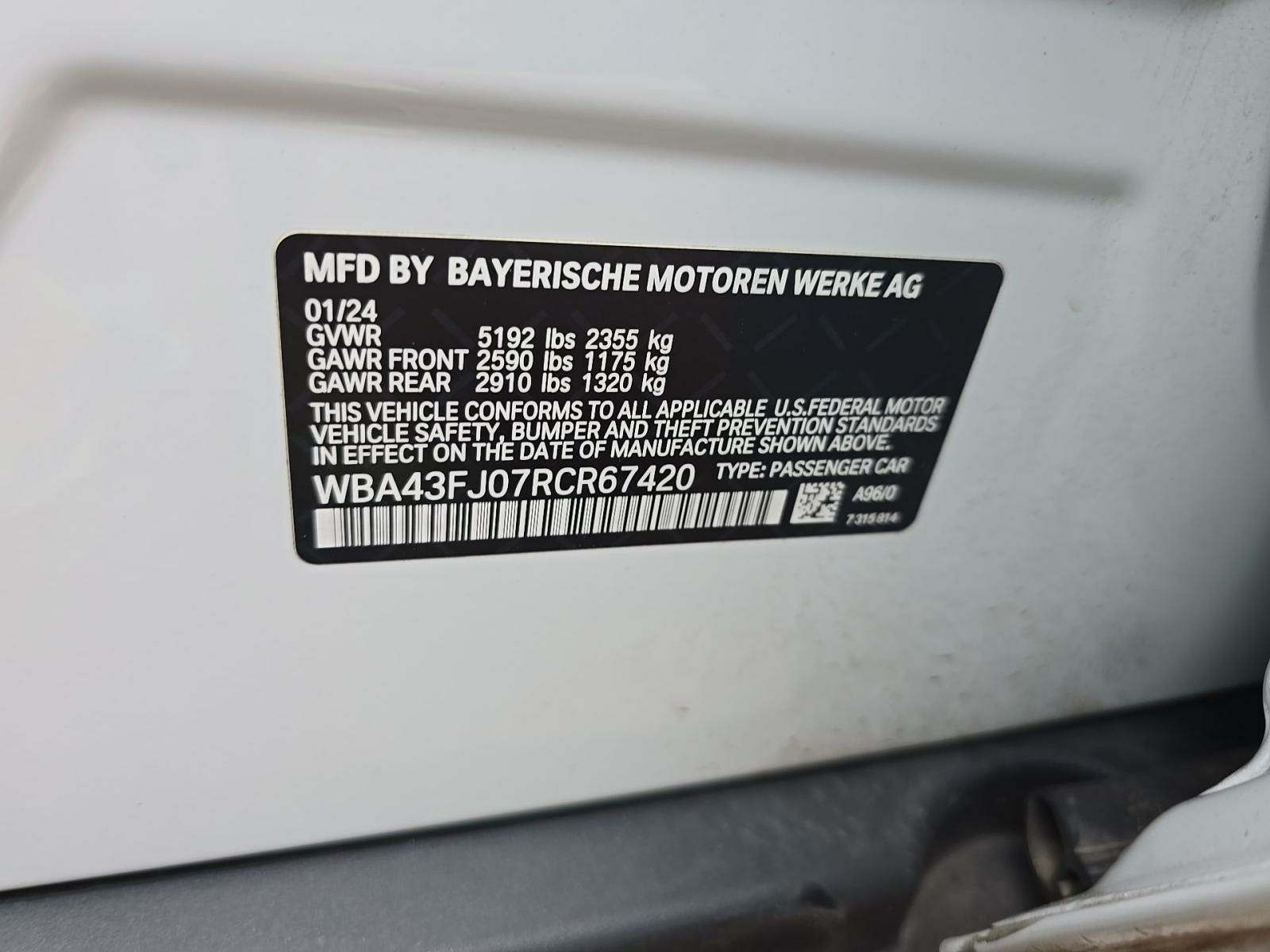 2024 BMW 5 Series 530i RWD