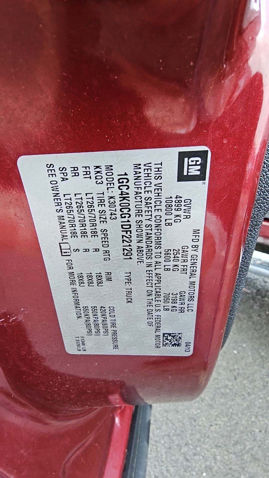 2013 Chevrolet Silverado 3500HD SRW LT AWD