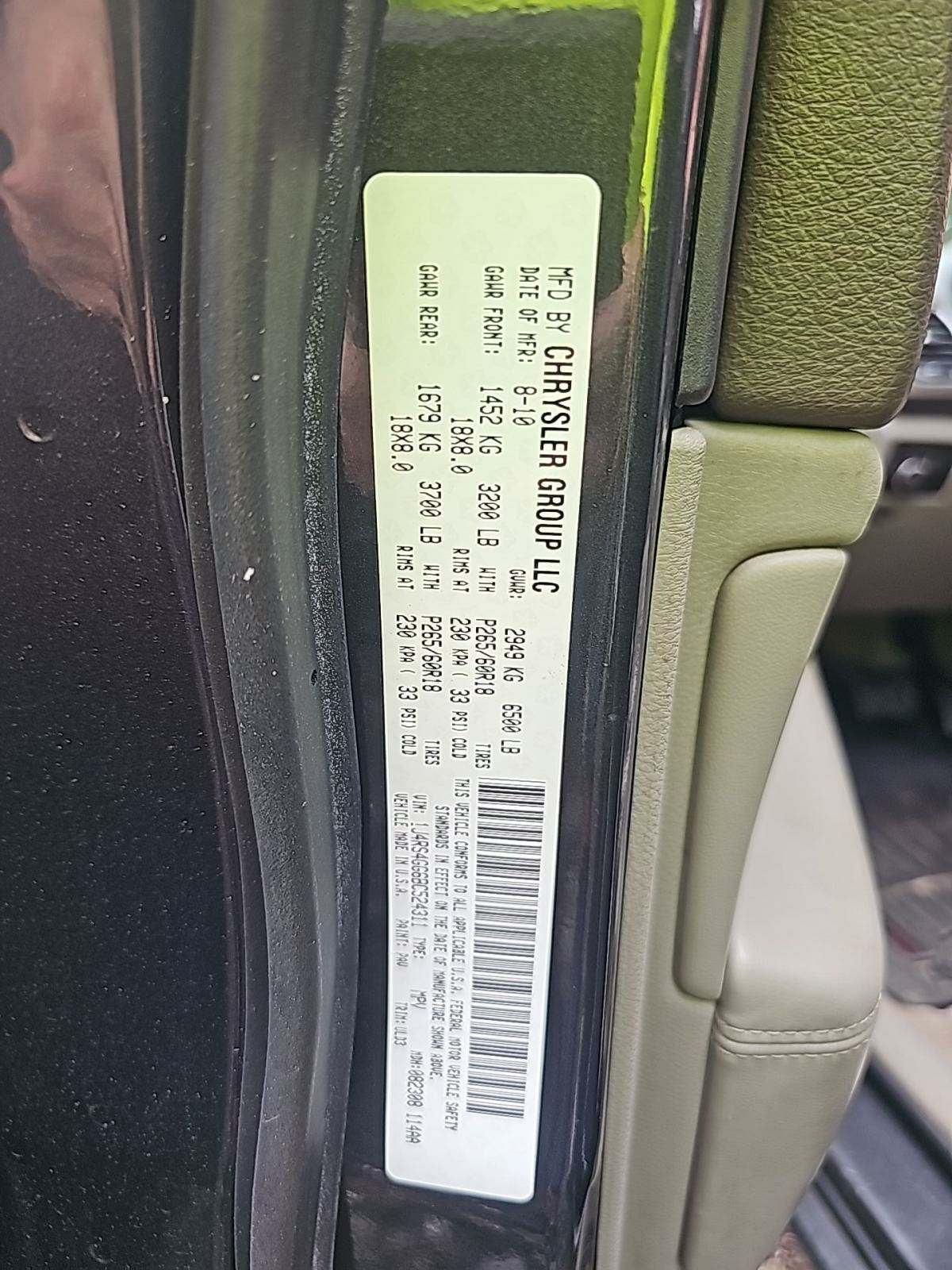 2011 Jeep Grand Cherokee Laredo RWD