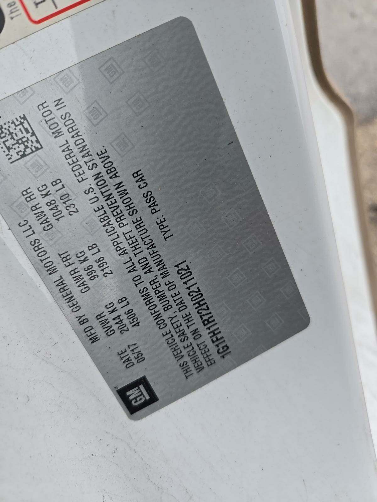 2017 Chevrolet Camaro 2SS RWD