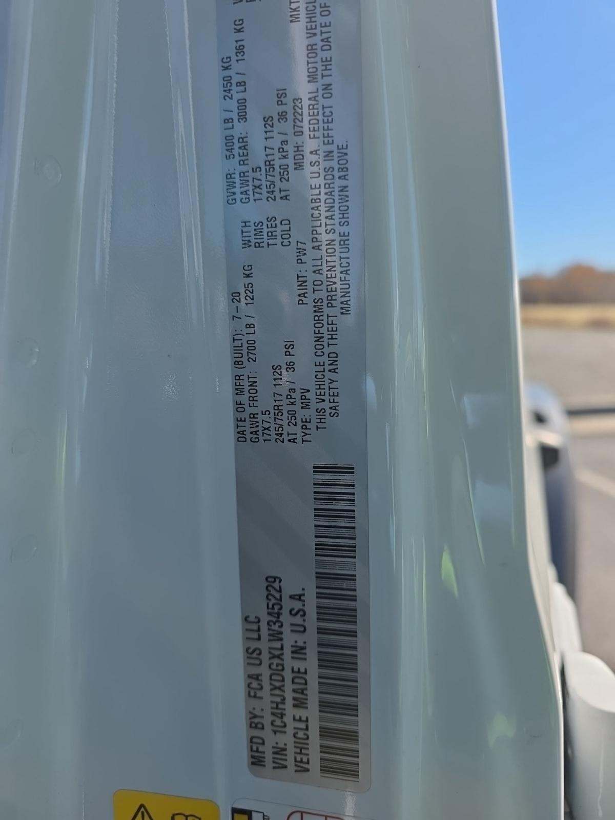 2020 Jeep Wrangler Unlimited Sport S AWD