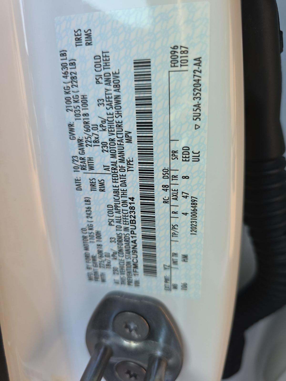 2023 Ford Escape ST-Line Select AWD