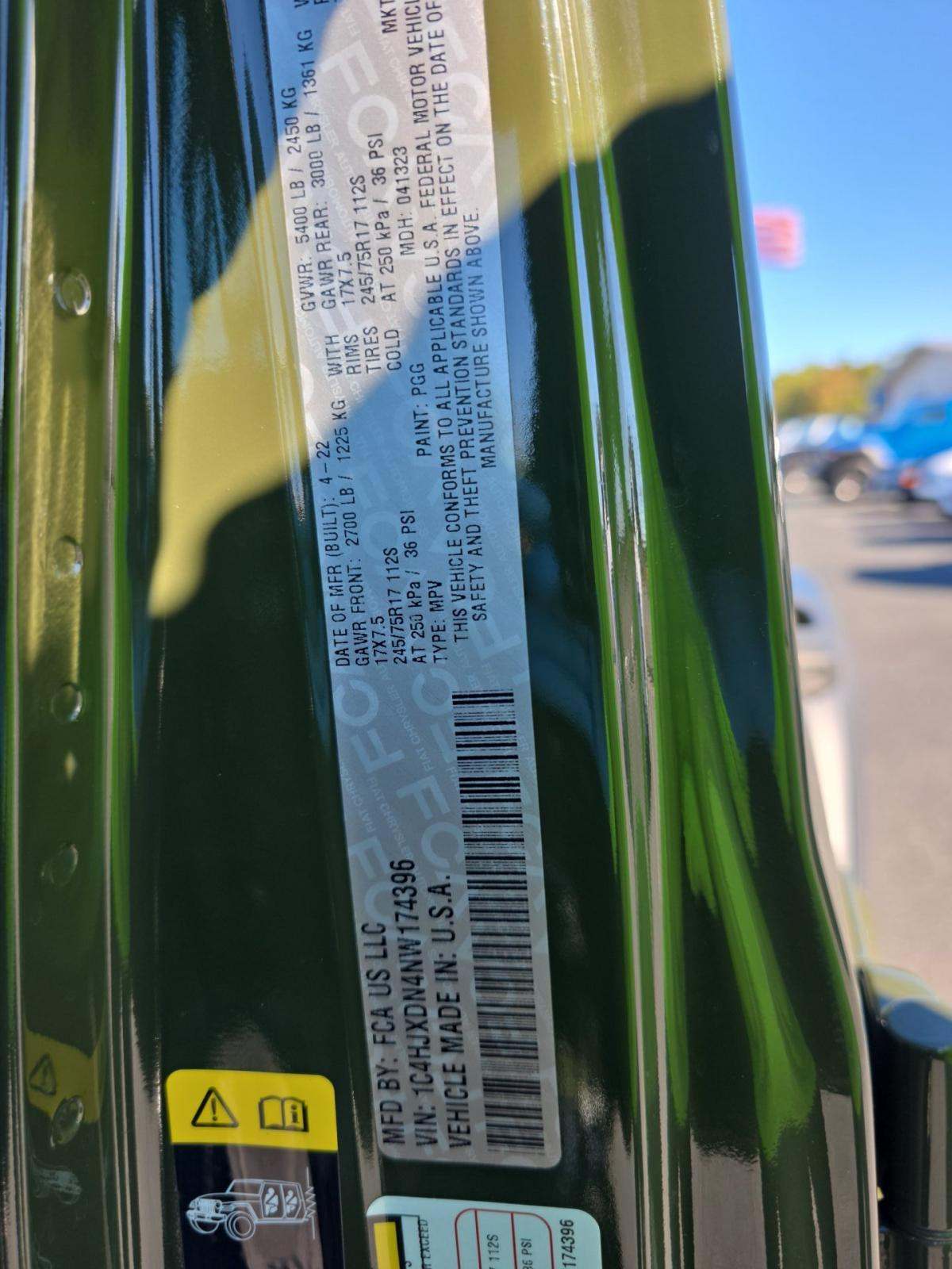 2022 Jeep Wrangler Unlimited Sport S Edition AWD