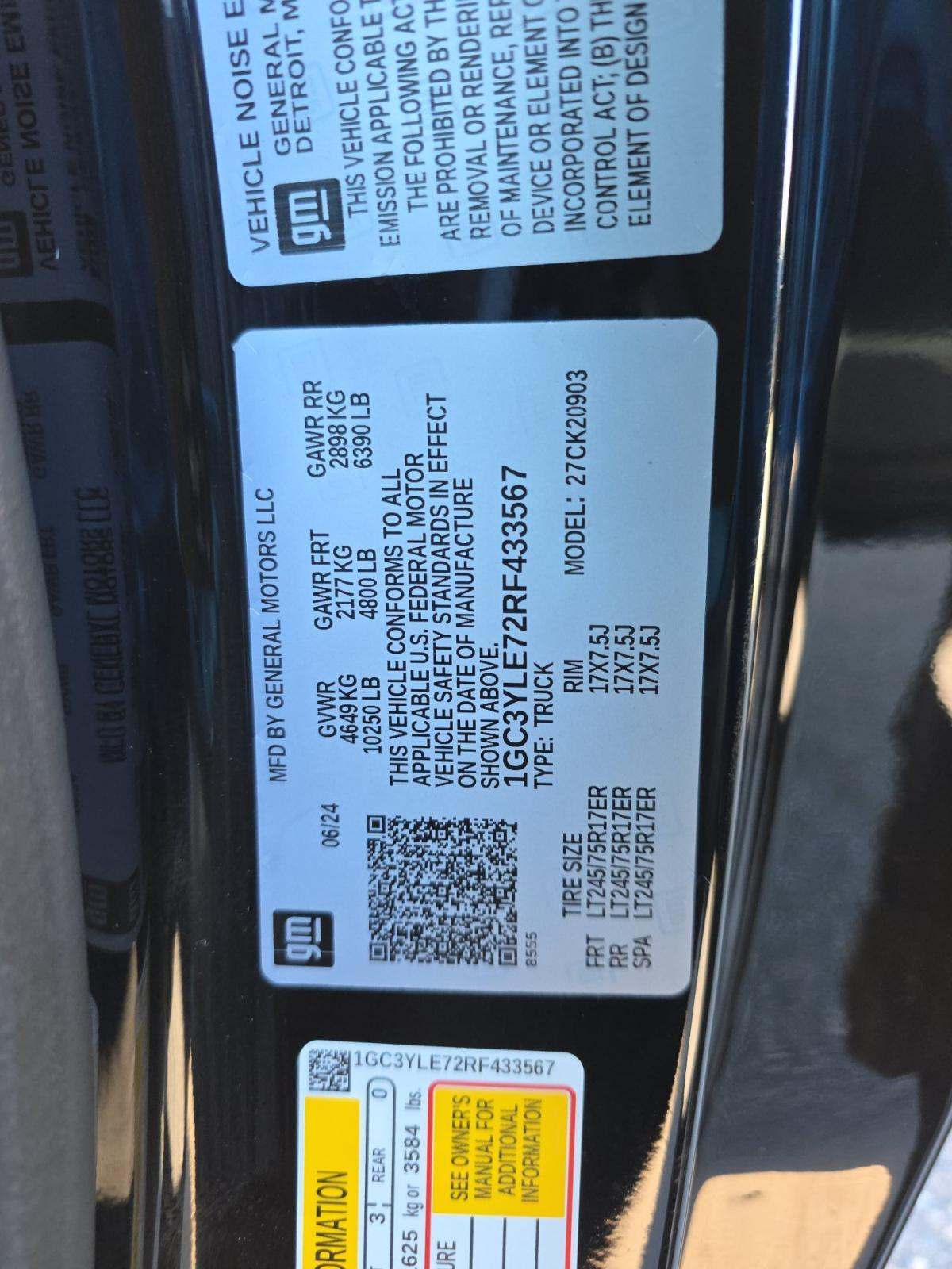 2024 Chevrolet Silverado 2500HD Work Truck AWD