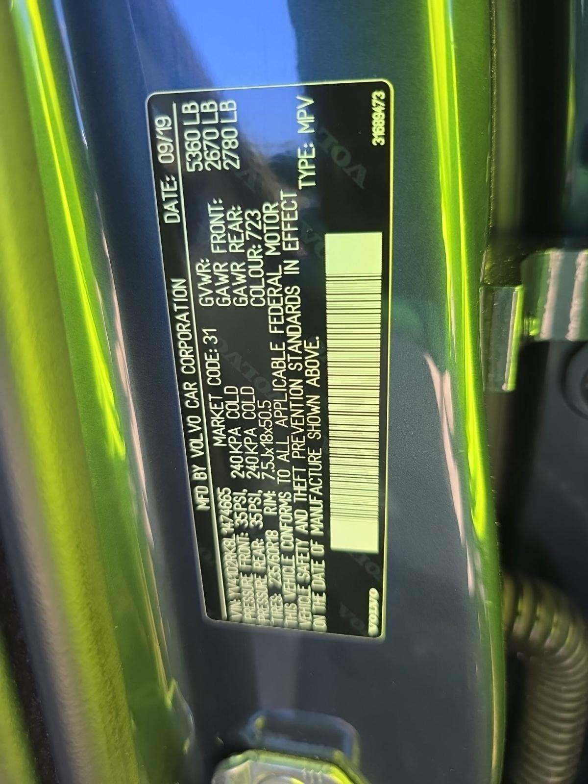 2020 Volvo XC60 T5 Momentum AWD