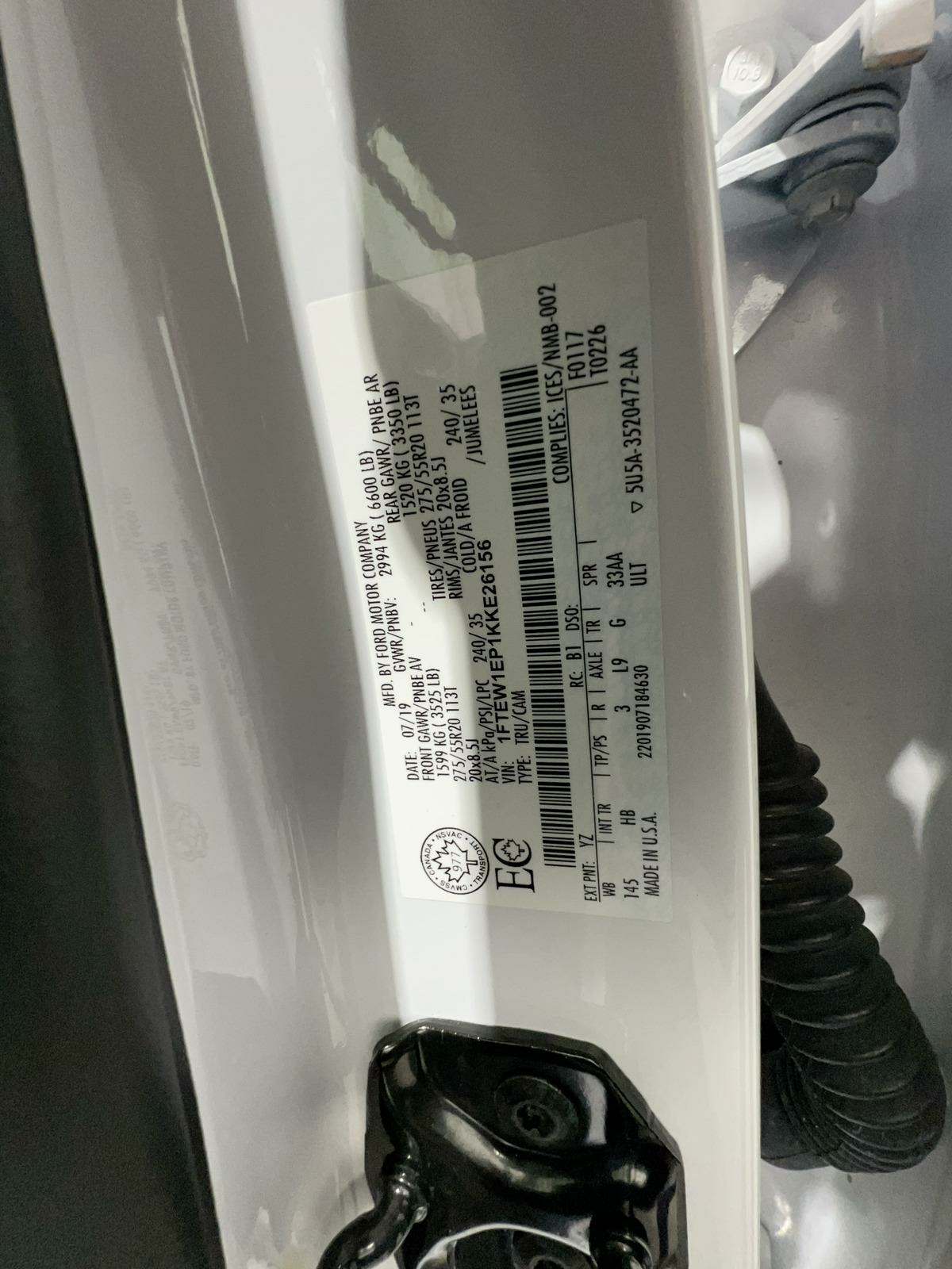 2019 Ford F-150 LARIAT AWD