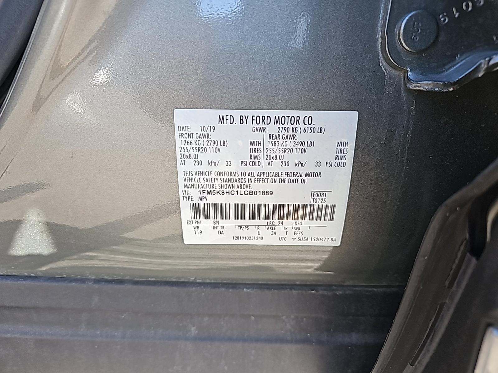 2020 Ford Explorer Platinum AWD