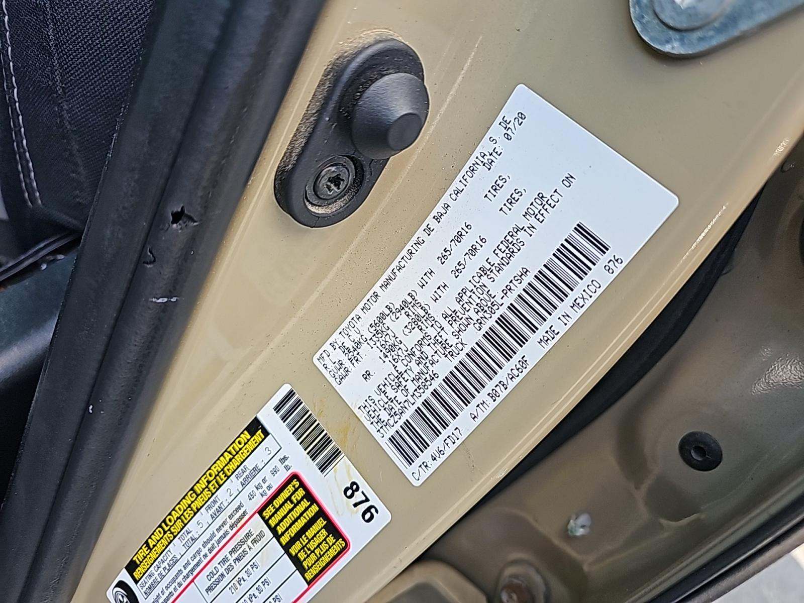 2020 Toyota Tacoma TRD Off-Road AWD