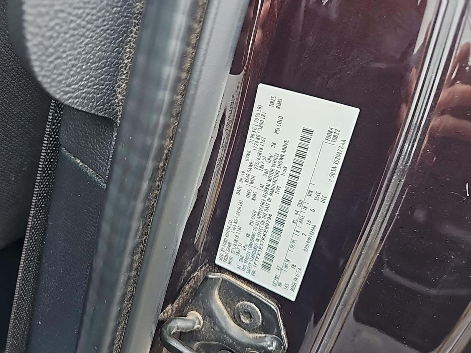 2019 Ford F-150 XLT AWD