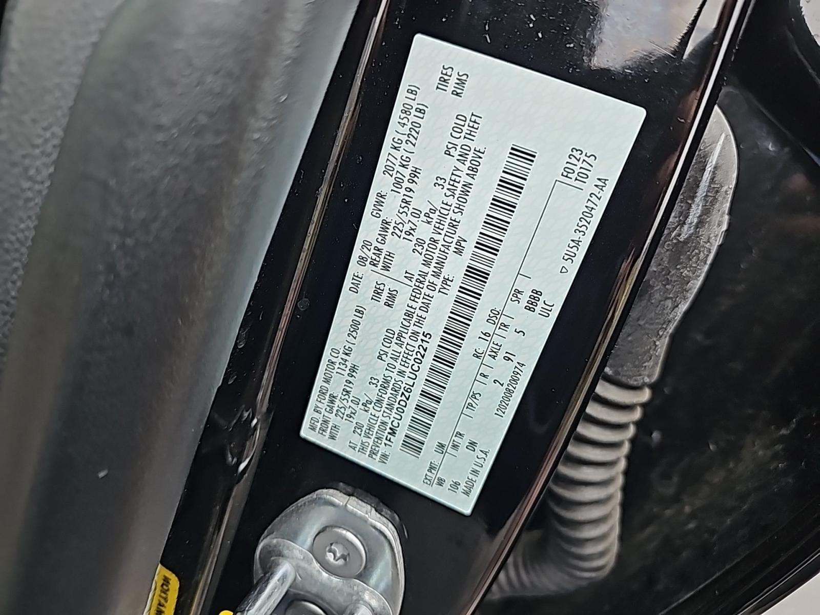 2020 Ford Escape Hybrid Titanium FWD