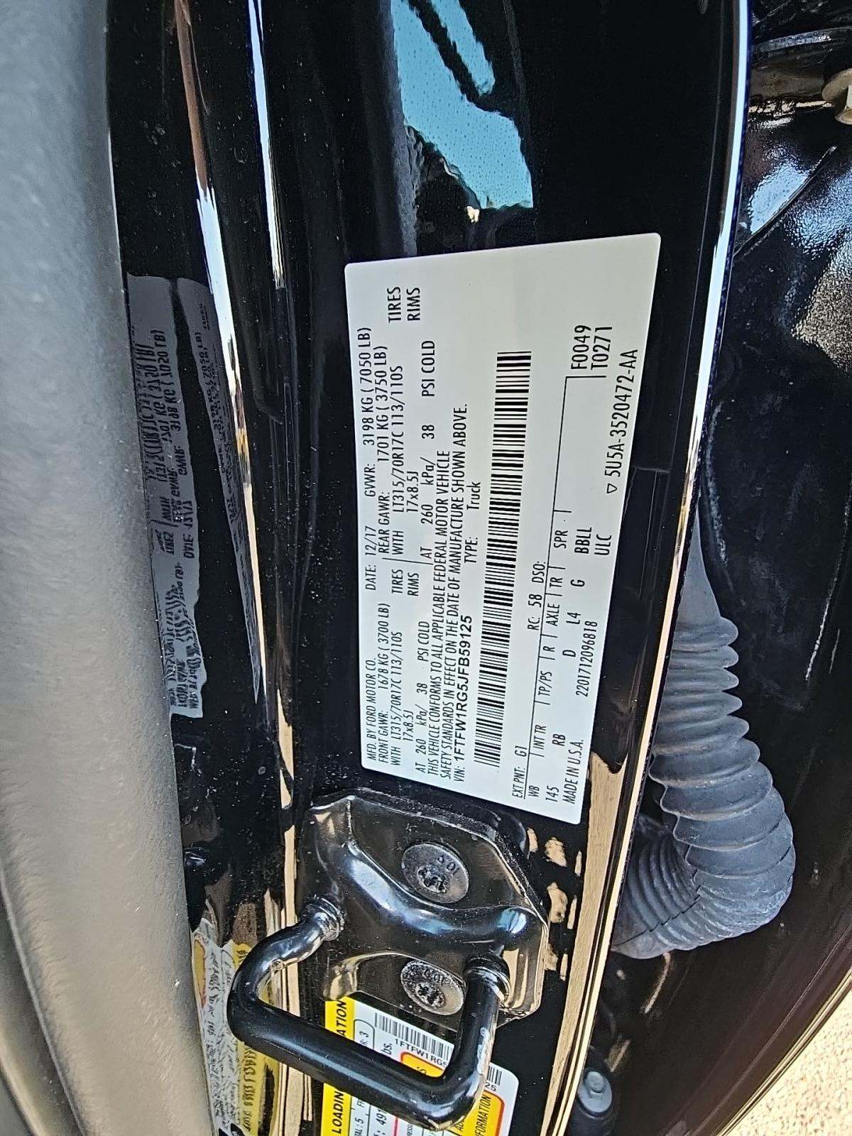 2018 Ford F-150 Raptor AWD