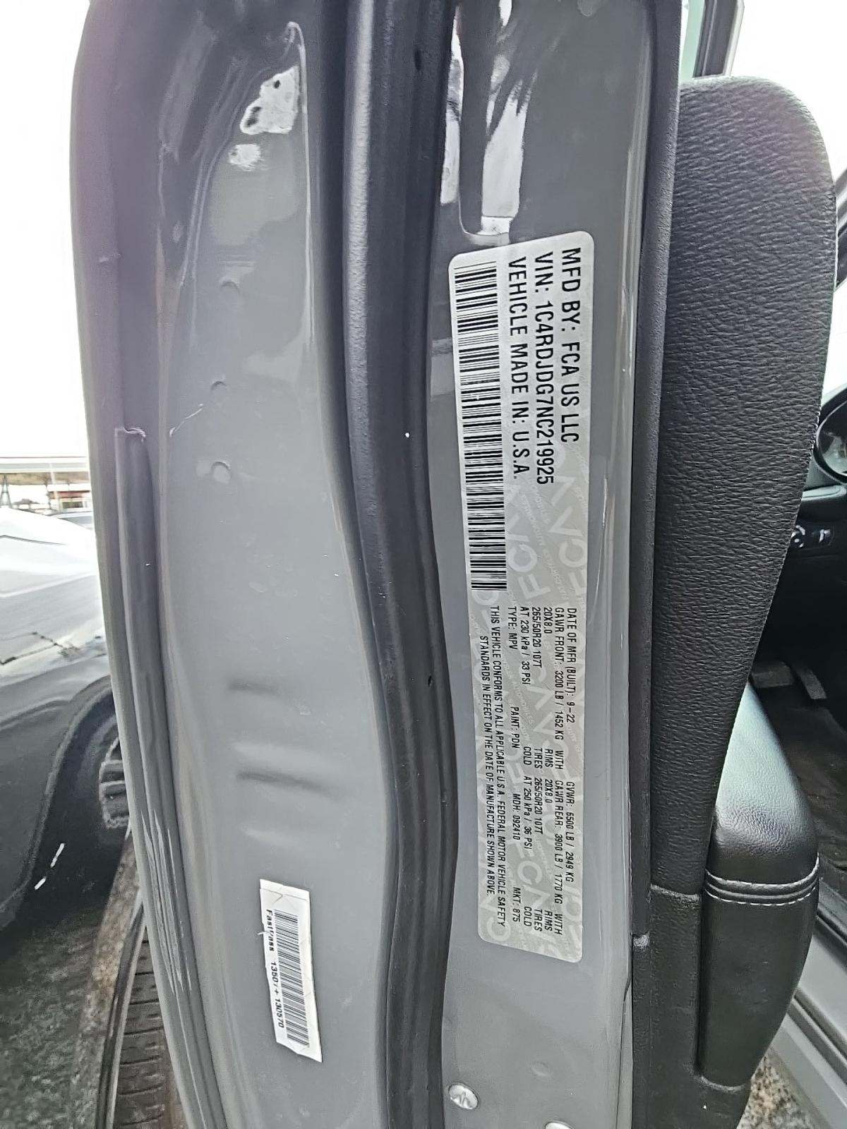 2022 Dodge Durango GT AWD