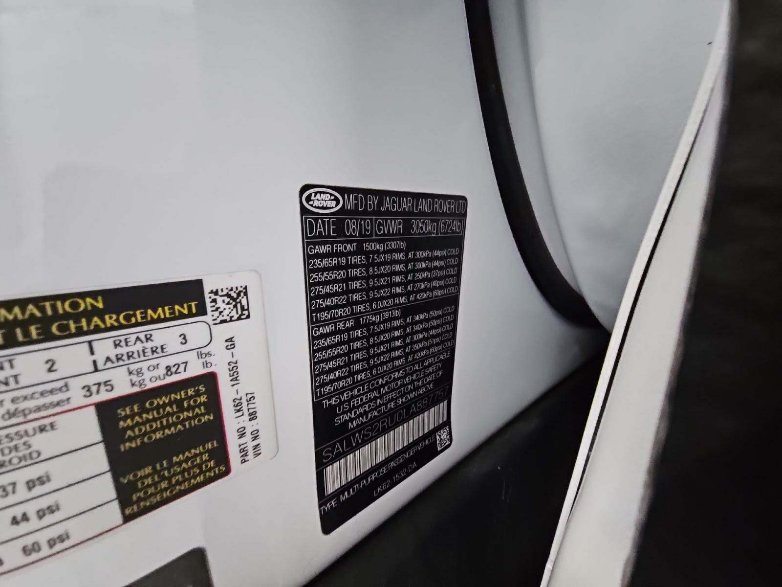 2020 Land Rover Range Rover Sport HST AWD