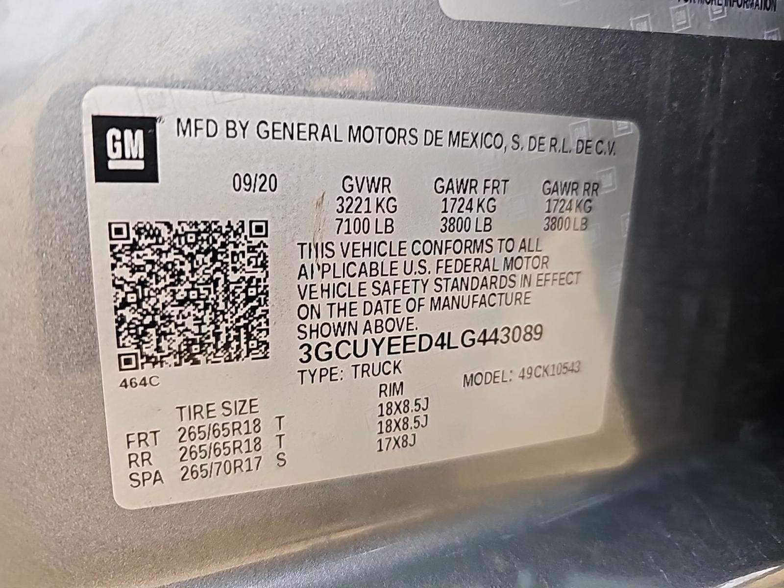 2020 Chevrolet Silverado 1500 RST AWD