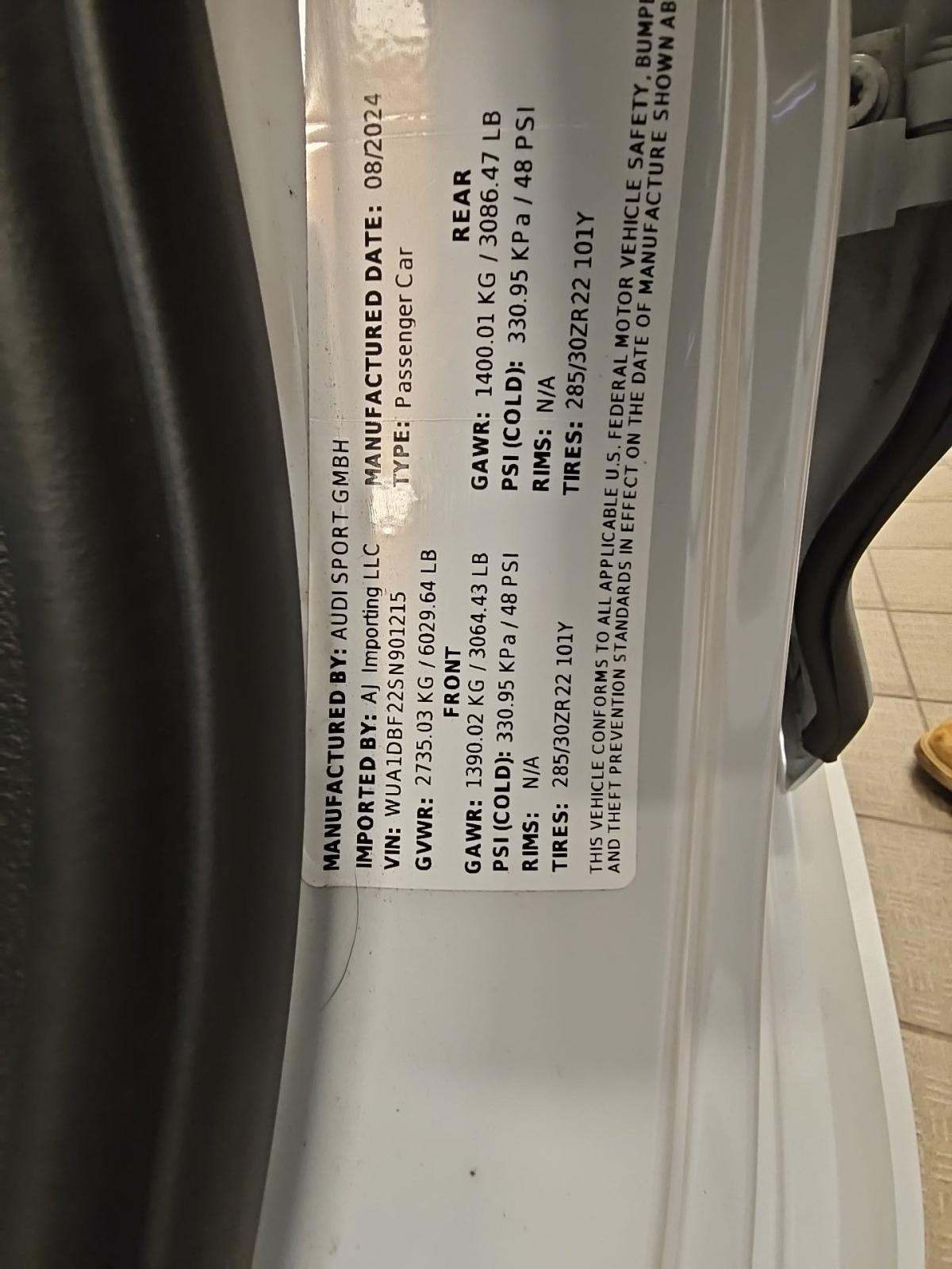 2025 Audi RS 6 Base AWD