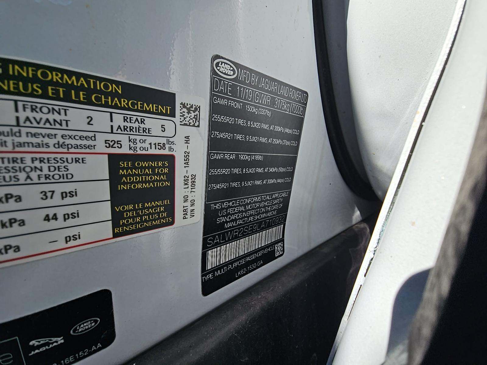 2020 Land Rover Range Rover Sport HSE Dynamic AWD