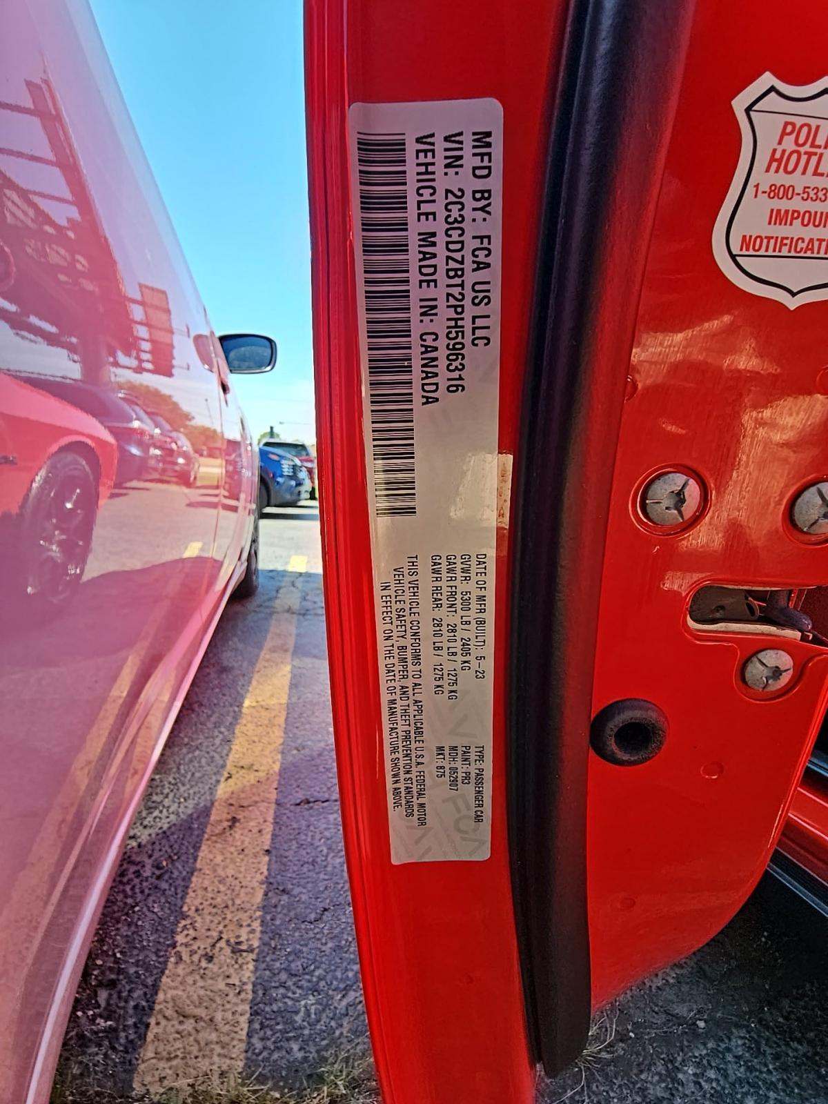 2023 Dodge Challenger R/T RWD