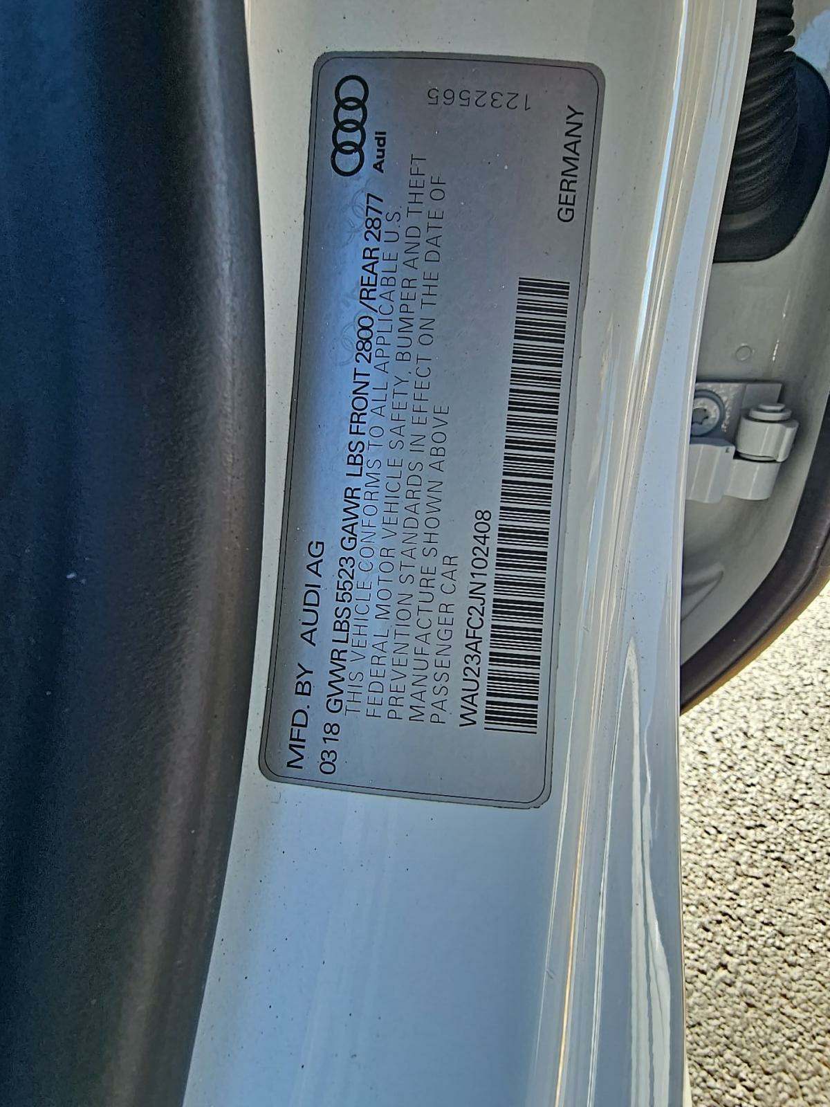 2018 Audi A7 3.0T Prestige AWD