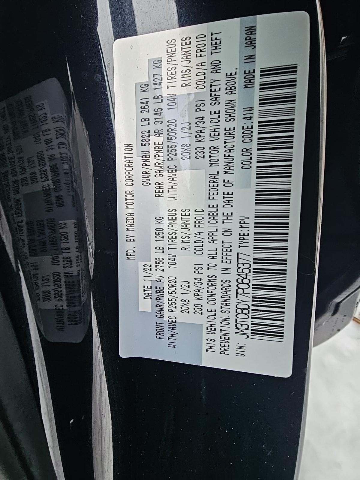 2023 MAZDA CX-9 Grand Touring AWD