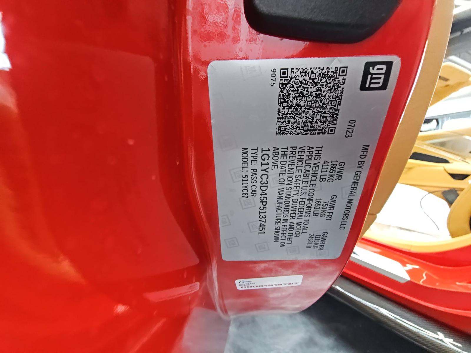 2023 Chevrolet Corvette Stingray RWD