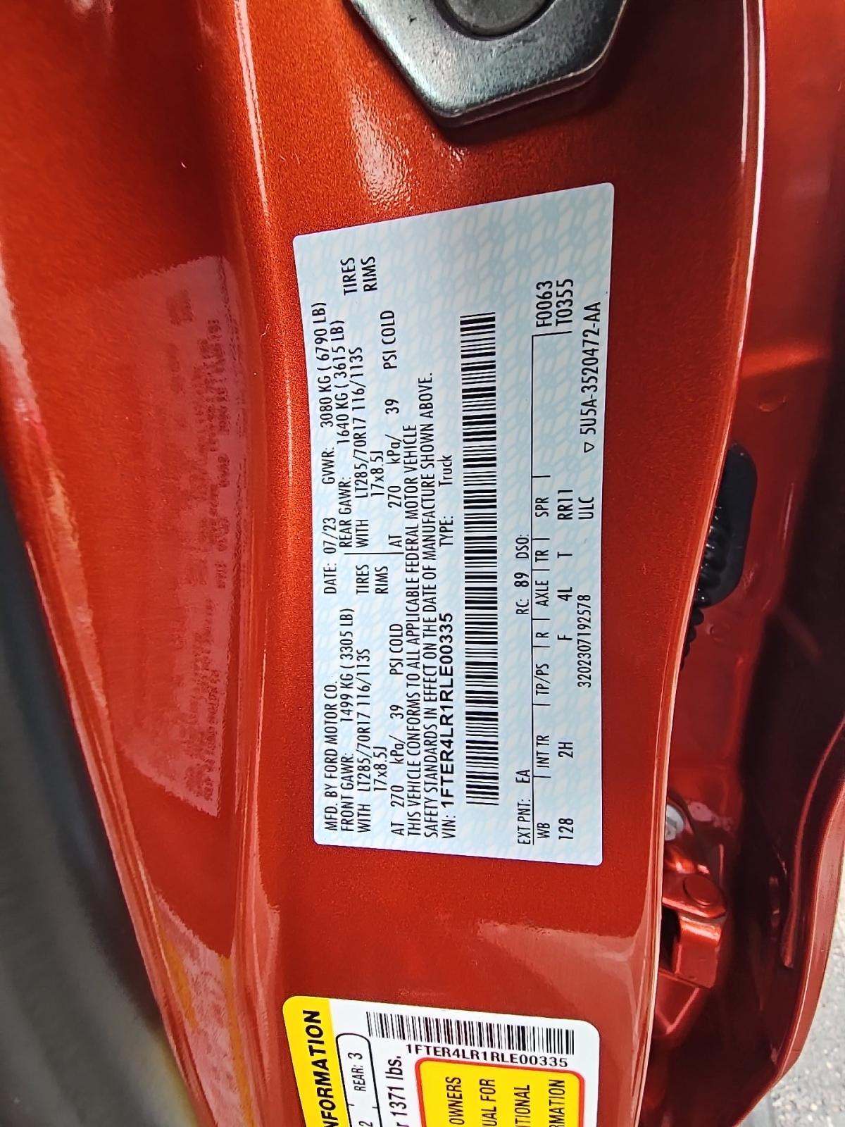 2024 Ford Ranger Raptor AWD