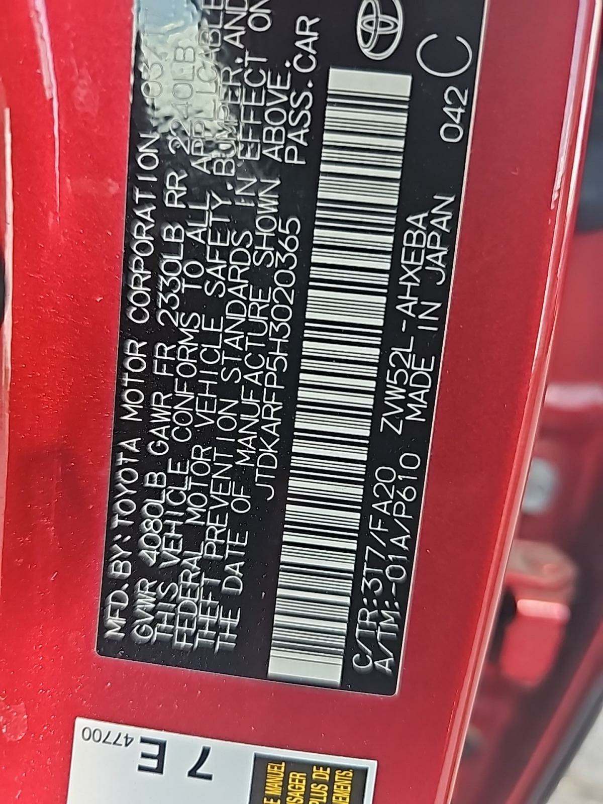 2017 Toyota Prius Prime Plus FWD