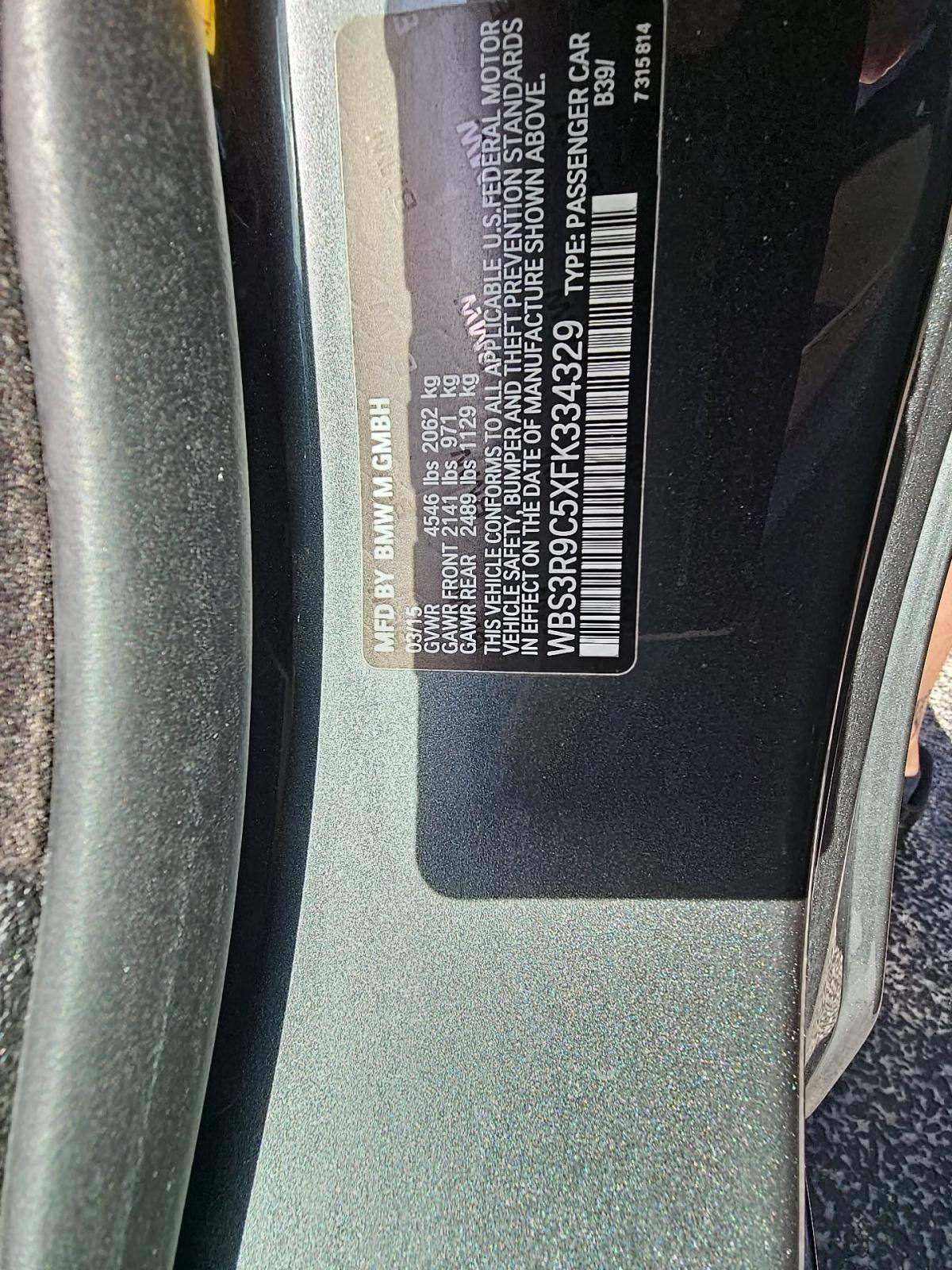 2015 BMW M4 Base RWD