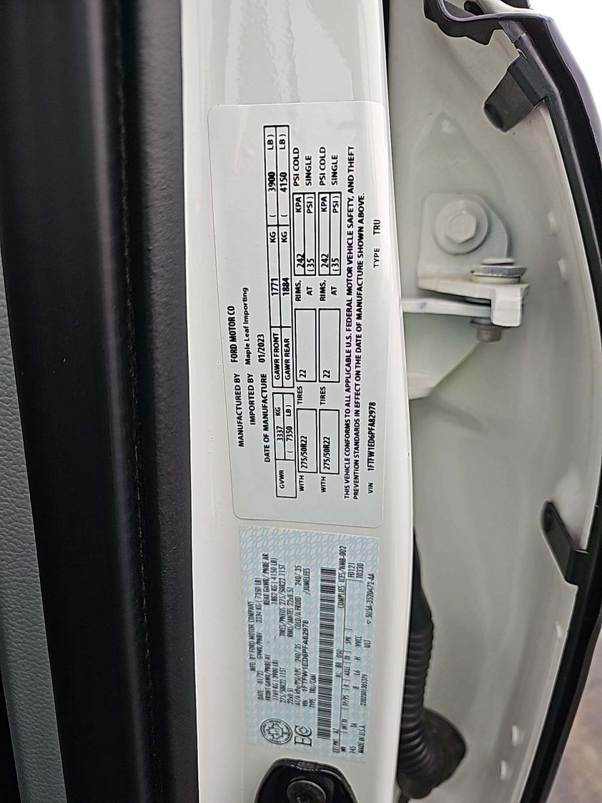 2023 Ford F-150 Hybrid Limited AWD