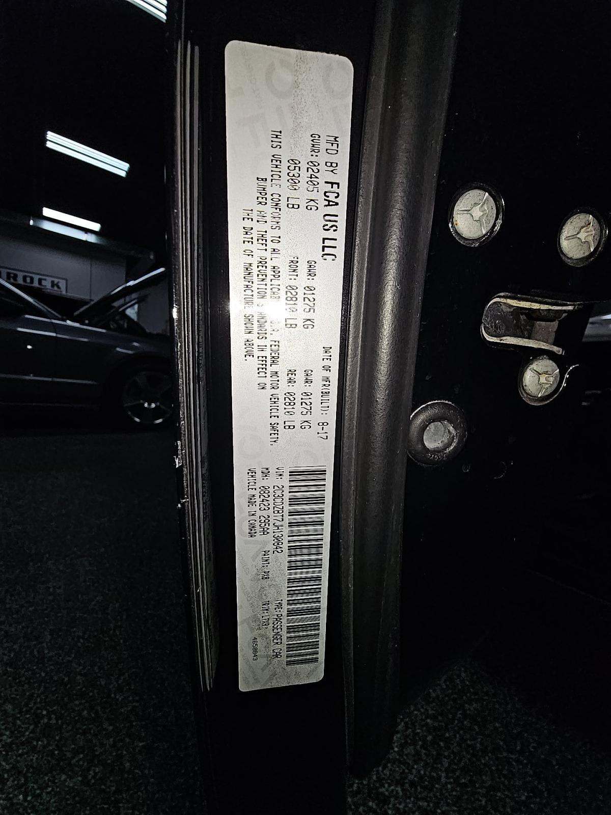 2018 Dodge Challenger R/T RWD