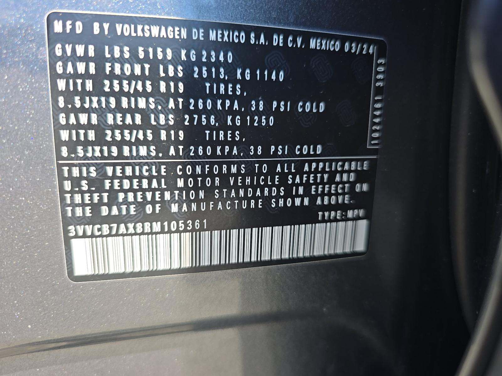 2024 Volkswagen Tiguan 2.0T SE R-Line Black FWD