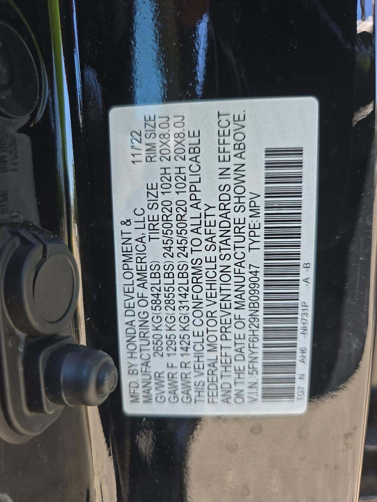 2022 Honda Pilot Special Edition AWD