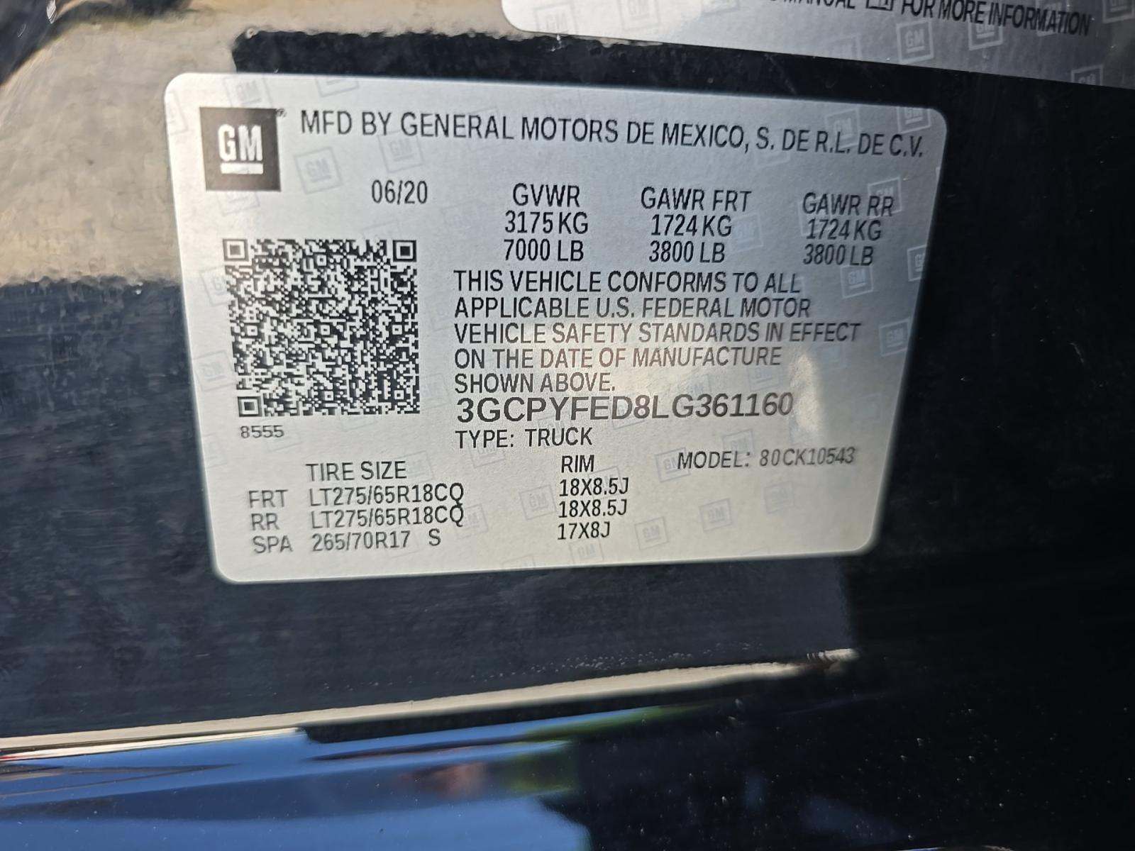 2020 Chevrolet Silverado 1500 LT Trail Boss AWD