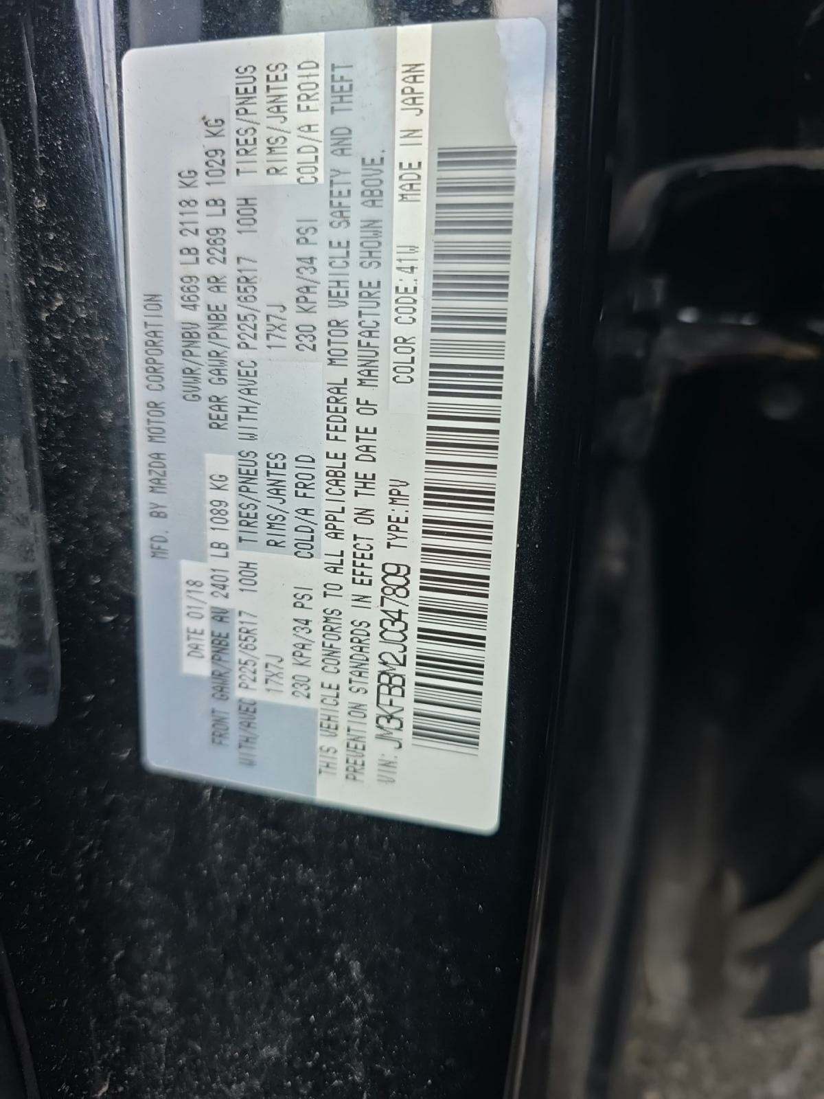 2018 MAZDA CX-5 Sport AWD