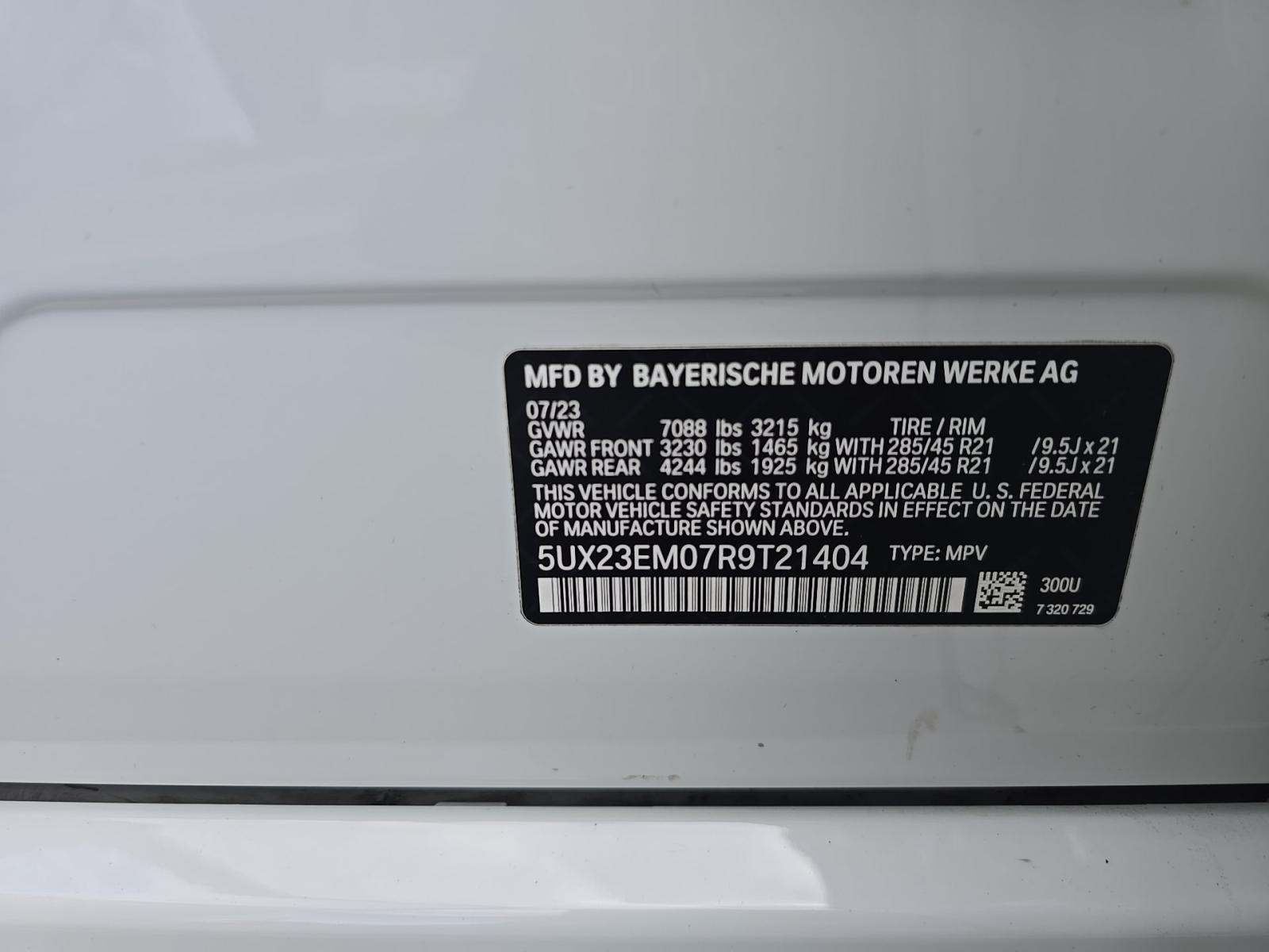 2024 BMW X7 xDrive40i AWD