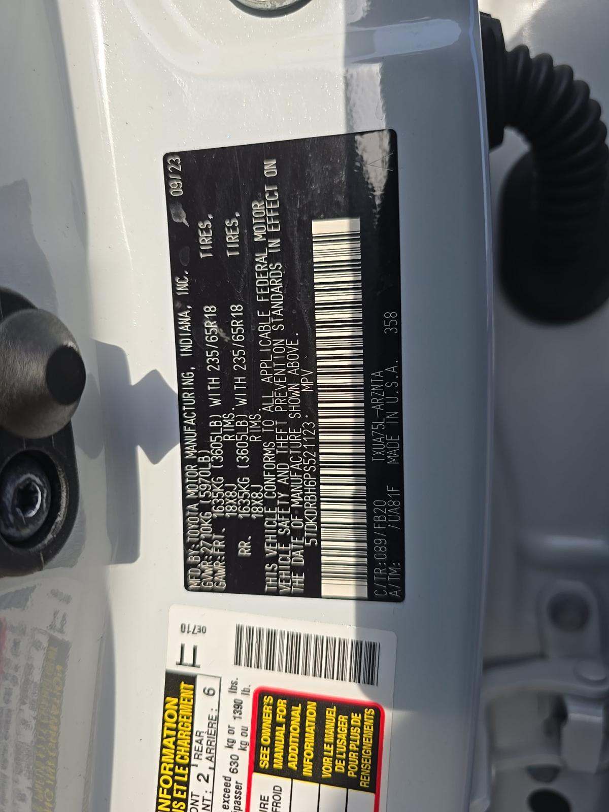 2023 Toyota Highlander LE AWD